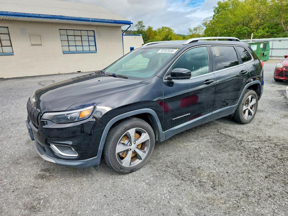 2019 Jeep Cherokee მანქანა იყიდება აუქციონზე, vin: 1C4PJLDB2KD302572, აუქციონის ნომერი: 70767536