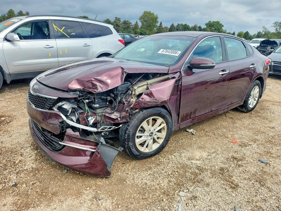 Auction sale of the 2016 Kia Optima, vin: 5XXGT4L39GG046583, lot number: 67643006