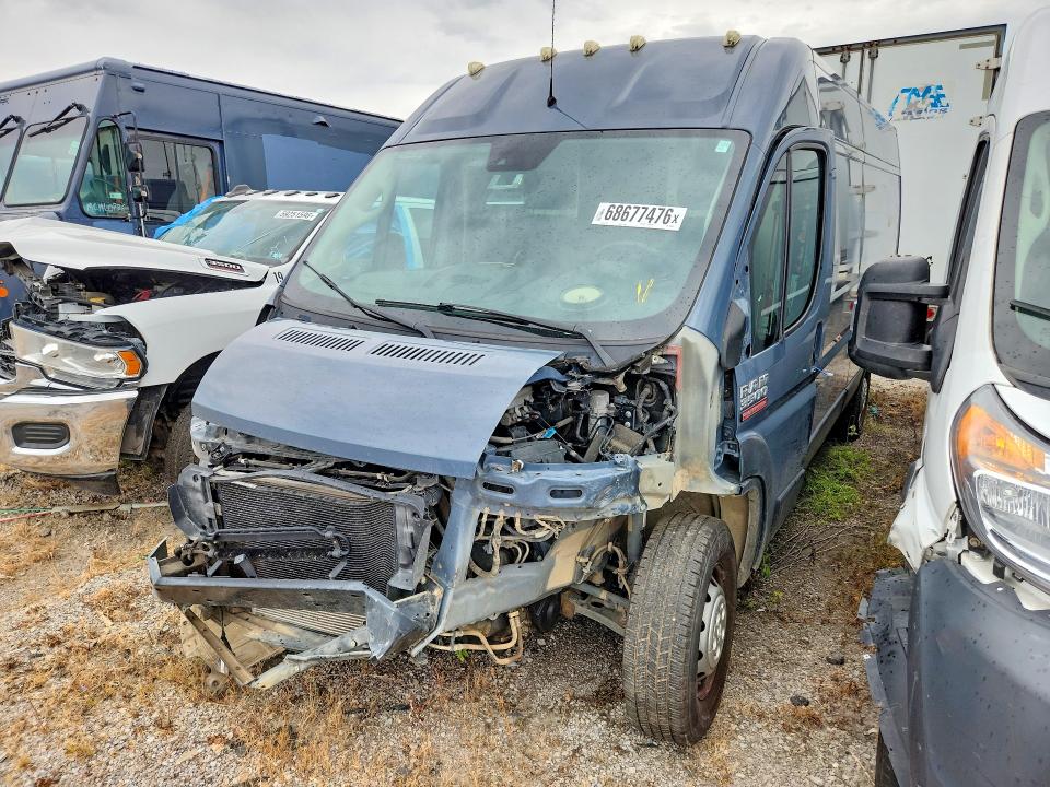 68677476 :رقم المزاد ، 3C6MRVJGXME580488 vin ، 2021 Ram Promaster 3500 مزاد بيع