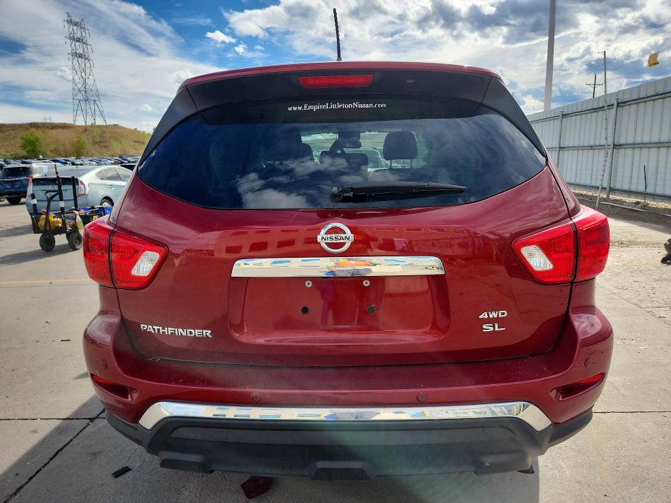 2018 Nissan Pathfinder მანქანა იყიდება აუქციონზე, vin: 5N1DR2MM4JC618501, აუქციონის ნომერი: 68830256