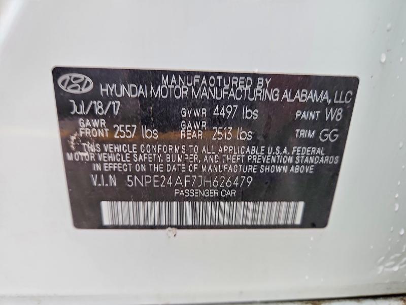 Продажа на аукционе авто 2018 Hyundai Sonata, vin: 5NPE24AF7JH626479, номер лота: 70305806