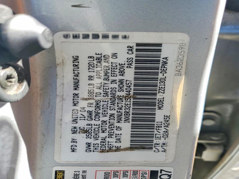 Продаж на аукціоні авто 2005 Toyota Corolla, vin: 1NXBR32E15Z440457, номер лоту: 70078366