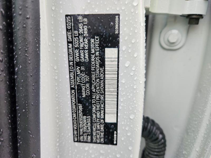 Aukcja sprzedaży 2025 Volvo Xc40, vin: YV4L12UE5S2570897, numer aukcji: 68595506