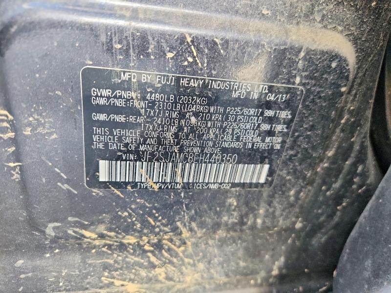 Продаж на аукціоні авто 2014 Subaru Forester, vin: JF2SJAMC8EH440350, номер лоту: 68075496