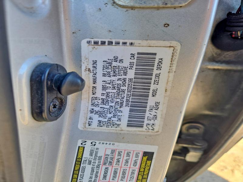 2008 Toyota Corolla მანქანა იყიდება აუქციონზე, vin: 1NXBR32E18Z005166, აუქციონის ნომერი: 70684446