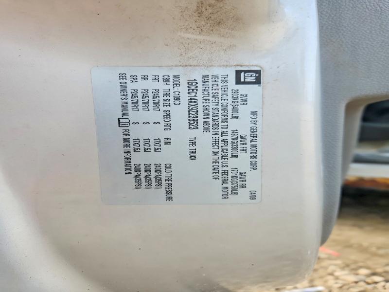 2009 Chevrolet Silverado მანქანა იყიდება აუქციონზე, vin: 1GCEC14XX9Z238523, აუქციონის ნომერი: 70667466