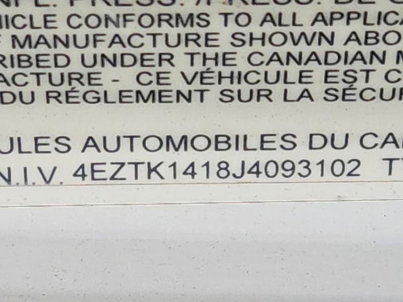 Auction sale of the 2018 Kz Sportsmen, vin: 4EZTK1418J4093102, lot number: 70208426