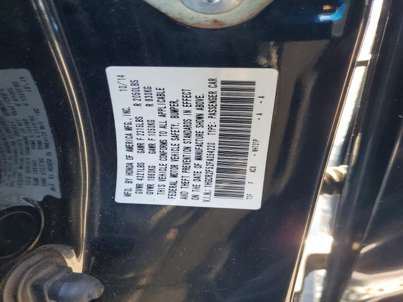 Продажа на аукционе авто 2015 Honda Accord, vin: 1HGCR2F52FA054230, номер лота: 66891646