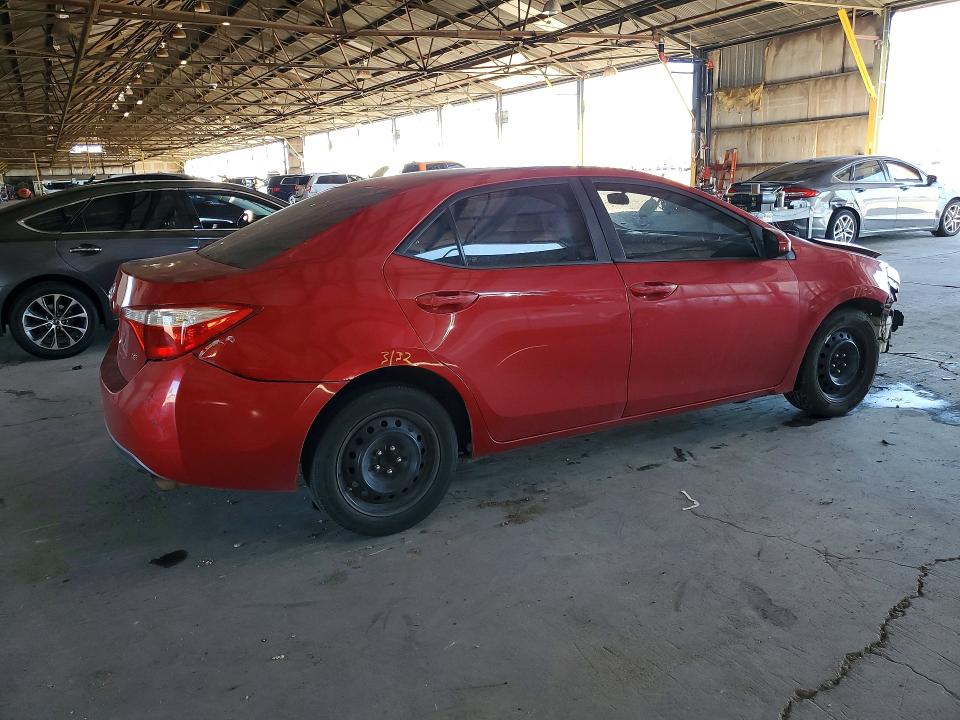 70556326 :رقم المزاد ، 2T1BURHEXFC393294 vin ، 2015 Toyota Corolla مزاد بيع