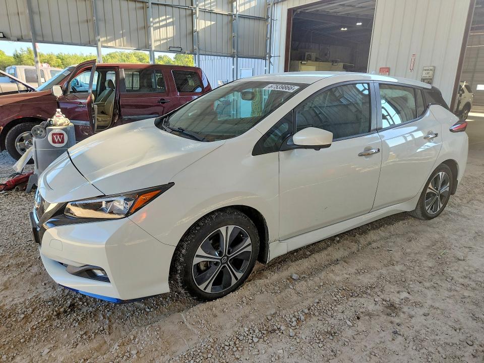 2022 Nissan Leaf მანქანა იყიდება აუქციონზე, vin: 1N4BZ1CV4NC557730, აუქციონის ნომერი: 67539866
