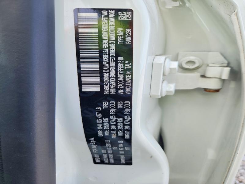 68799206 :رقم المزاد ، ZACCJABT7FPB91510 vin ، 2015 Jeep Renegade مزاد بيع