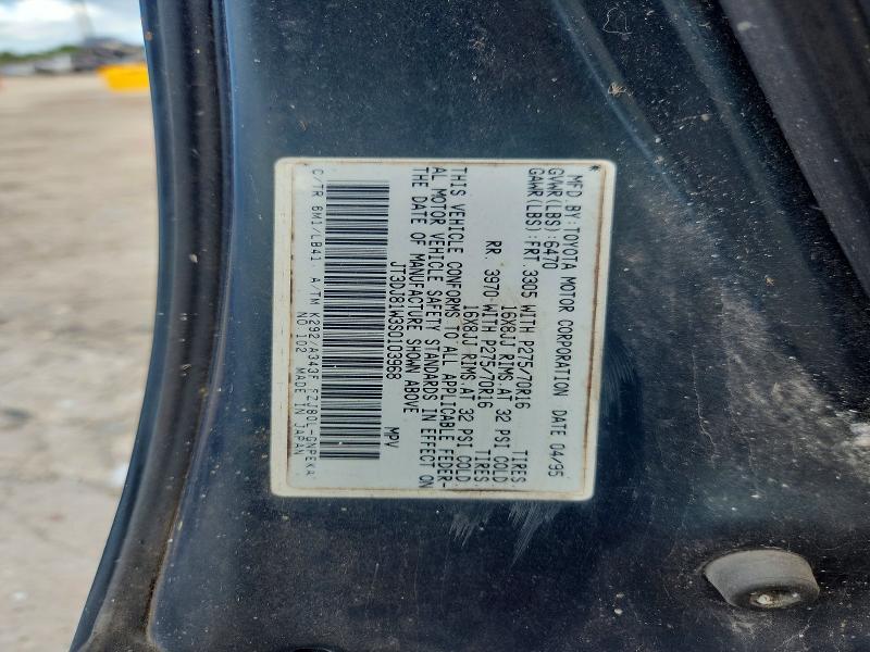 Aukcja sprzedaży 1995 Toyota Land Cruiser, vin: JT3DJ81W3S0103968, numer aukcji: 68697646