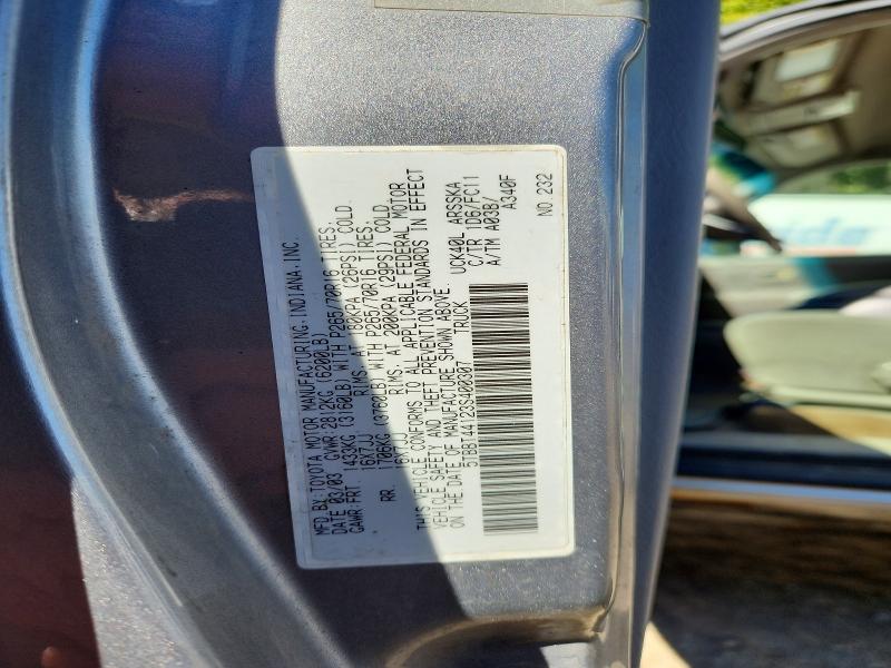Aukcja sprzedaży 2003 Toyota Tundra, vin: 5TBBT44123S400307, numer aukcji: 70095436