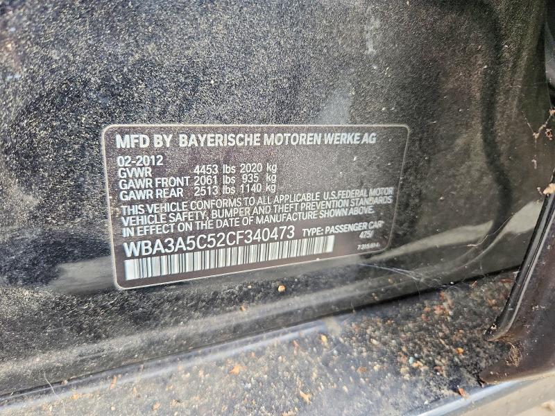 Aukcja sprzedaży 2012 Bmw 328, vin: WBA3A5C52CF340473, numer aukcji: 69089056