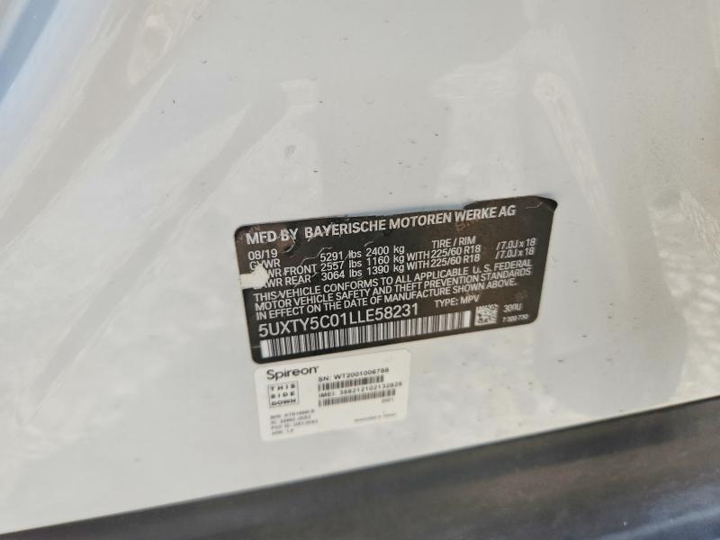 Продаж на аукціоні авто 2020 Bmw X3, vin: 5UXTY5C01LLE58231, номер лоту: 67005236