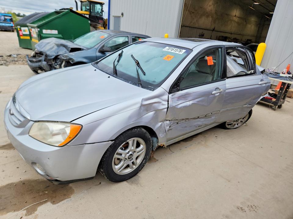 2005 Kia Spectra Lx/ex/sx მანქანა იყიდება აუქციონზე, vin: KNAFE121455118499, აუქციონის ნომერი: 70161576