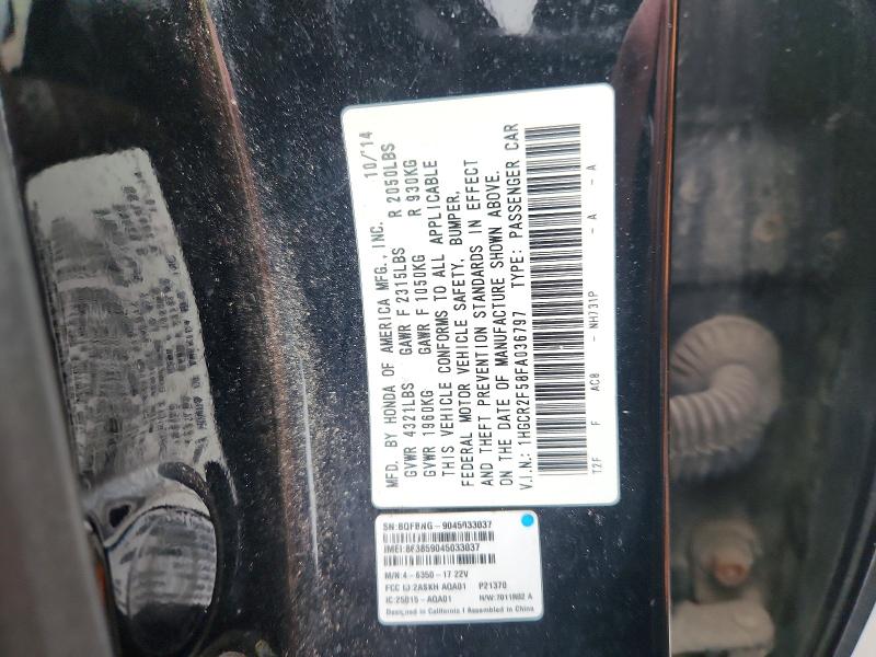 Продаж на аукціоні авто 2015 Honda Accord, vin: 1HGCR2F58FA036797, номер лоту: 69360086