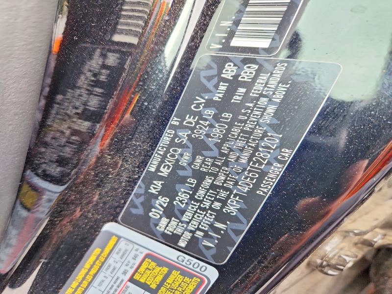 Продаж на аукціоні авто 2026 Kia K4, vin: 3KPFT4DE6TE281201, номер лоту: 68070456