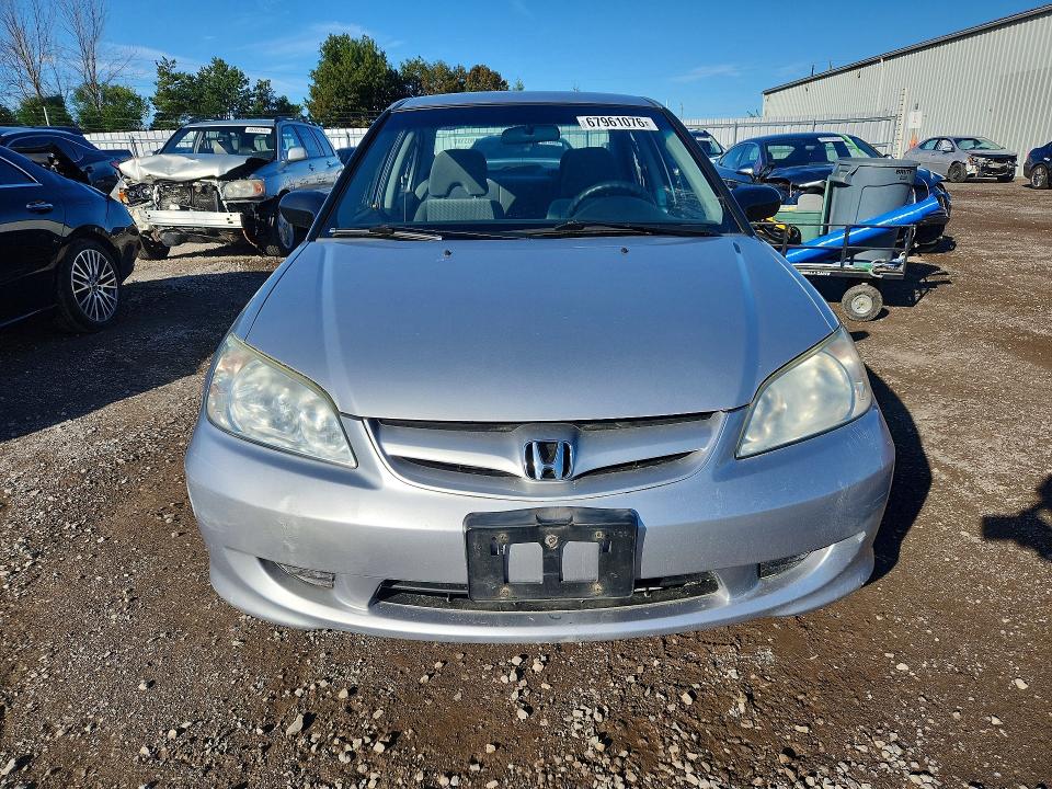 Aukcja sprzedaży 2005 Honda Civic, vin: 2HGES16375H031855, numer aukcji: 67961076