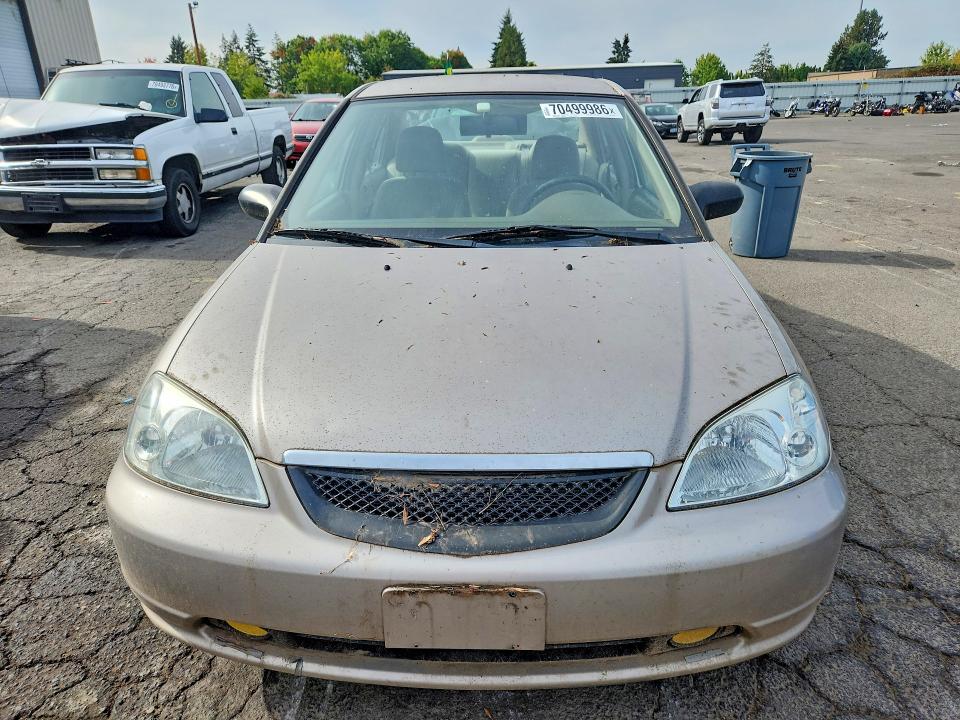 70499986 :رقم المزاد ، 2HGES16571H575865 vin ، 2001 Honda Civic مزاد بيع