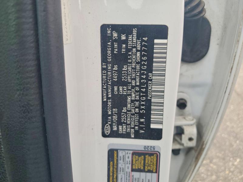 Auction sale of the 2018 Kia Optima, vin: 5XXGT4L34JG267774, lot number: 69725846