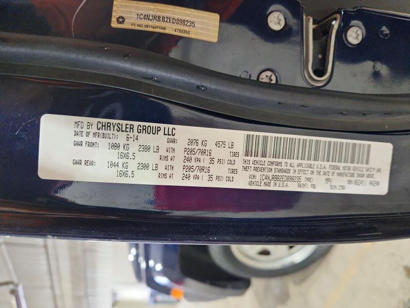 Aukcja sprzedaży 2014 Jeep Patriot, vin: 1C4NJRBB2ED898235, numer aukcji: 70077696