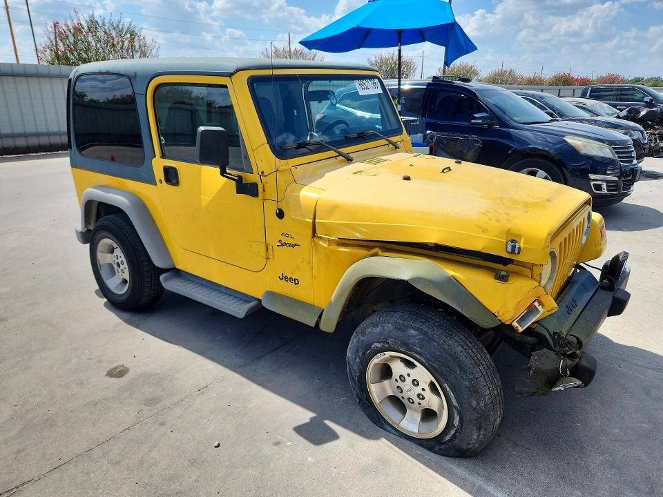 Продажа на аукционе авто 2001 Jeep Wrangler / Tj, vin: 1J4FA49S31P316188, номер лота: 69521786