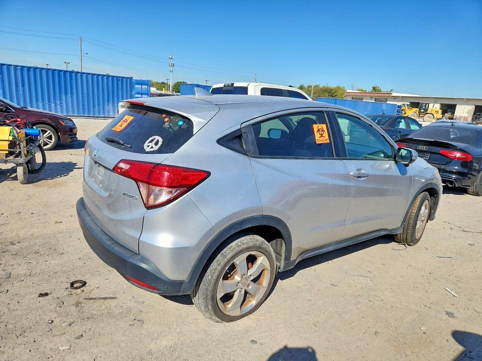 2016 Honda Hr-v მანქანა იყიდება აუქციონზე, vin: 3CZRU6H50GM726845, აუქციონის ნომერი: 70717766