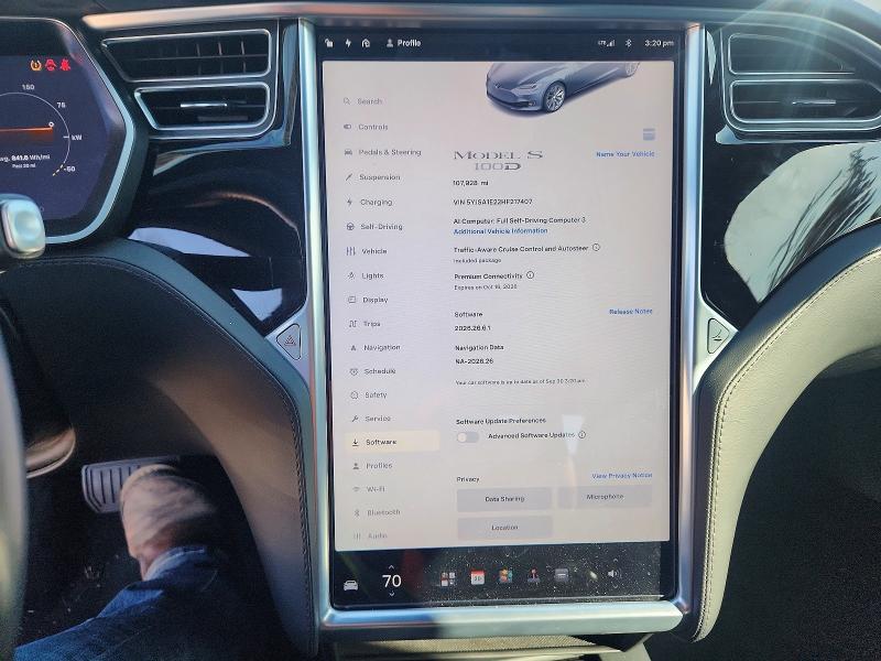 Продаж на аукціоні авто 2017 Tesla Model S, vin: 5YJSA1E22HF217407, номер лоту: 69904306