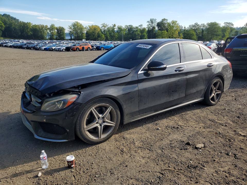 2015 Mercedes-benz C მანქანა იყიდება აუქციონზე, vin: 55SWF4JBXFU081937, აუქციონის ნომერი: 68334946