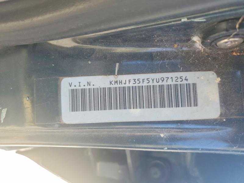 Продаж на аукціоні авто 2000 Hyundai Elantra, vin: KMHJF35F5YU971254, номер лоту: 67340186