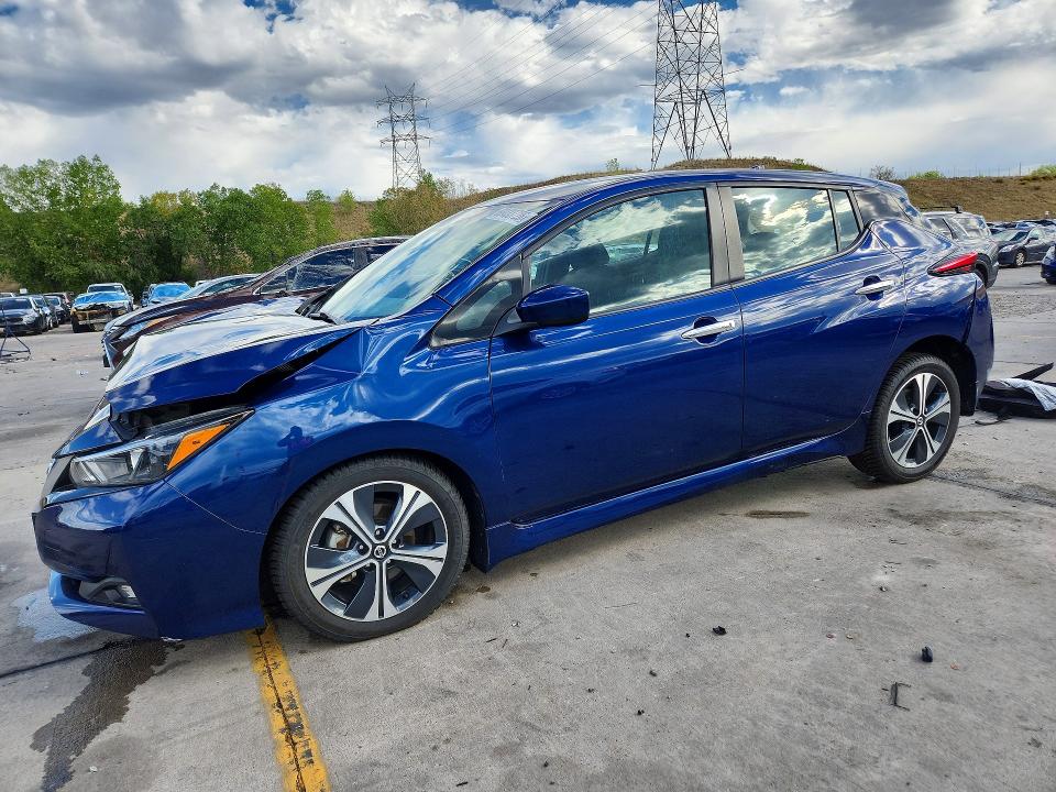 2022 Nissan Leaf მანქანა იყიდება აუქციონზე, vin: 1N4AZ1CV3NC557956, აუქციონის ნომერი: 68433726