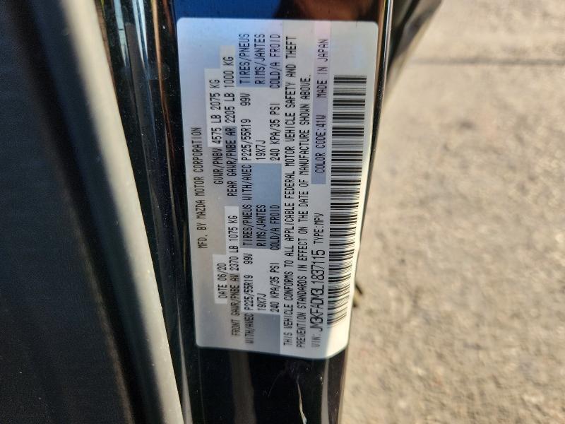70333476 :رقم المزاد ، JM3KFADM3L1837115 vin ، 2020 Mazda Cx-5 مزاد بيع