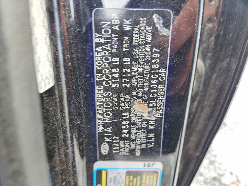 Aukcja sprzedaży 2018 Kia Stinger, vin: KNAE55LC1J6018397, numer aukcji: 70301066