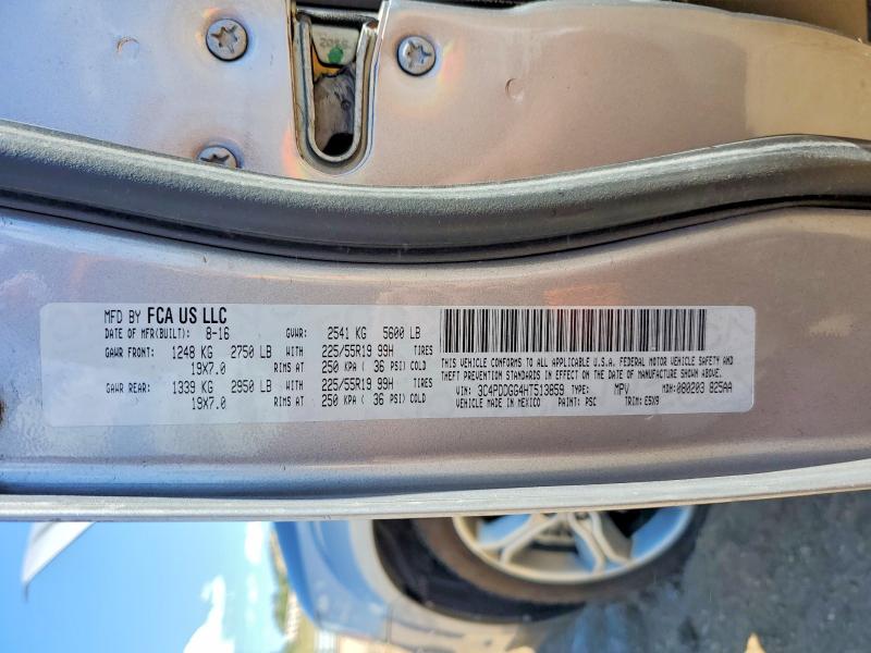 Продажа на аукционе авто 2017 Dodge Journey, vin: 3C4PDDGG4HT513859, номер лота: 68000216
