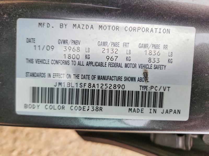 Продажа на аукционе авто 2010 Mazda 3, vin: JM1BL1SF8A1252890, номер лота: 68607516