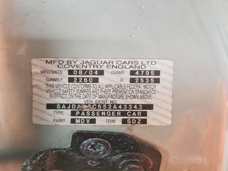 Aukcja sprzedaży 2005 Jaguar Xk, vin: SAJDA42C552A43343, numer aukcji: 59411416