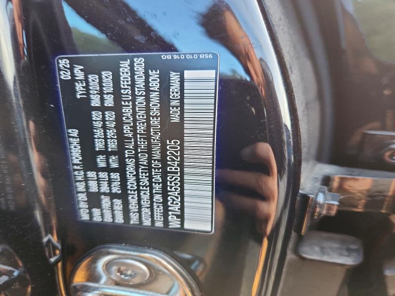 Aukcja sprzedaży 2025 Porsche Macan, vin: WP1AG2A55SLB42205, numer aukcji: 70613606