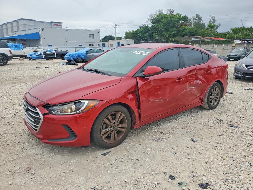 2018 Hyundai Elantra მანქანა იყიდება აუქციონზე, vin: 5NPD84LF9JH374841, აუქციონის ნომერი: 70979506