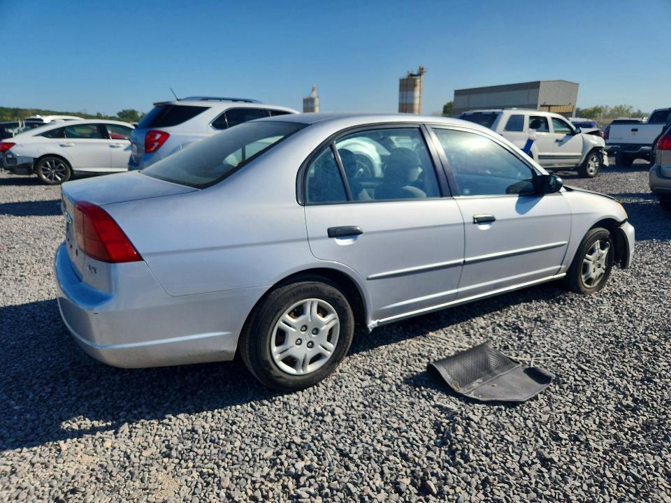 2001 Honda Civic მანქანა იყიდება აუქციონზე, vin: 1HGES16521L064020, აუქციონის ნომერი: 67340606