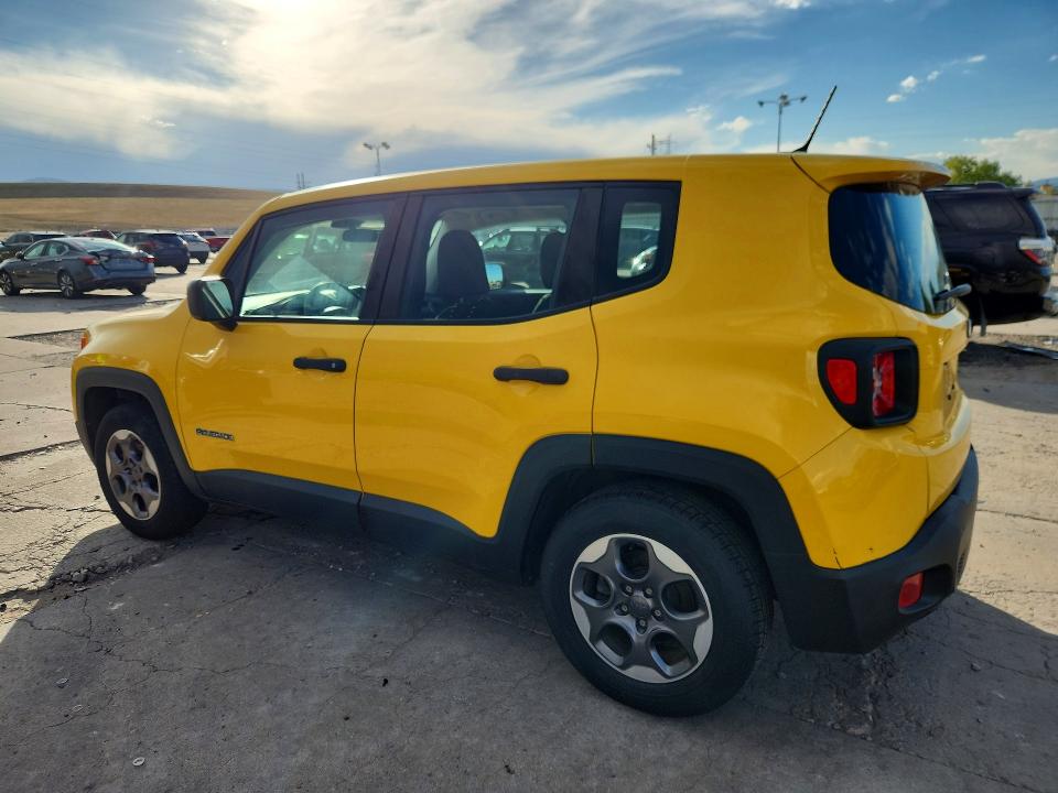 2015 Jeep Renegade მანქანა იყიდება აუქციონზე, vin: ZACCJAAH7FPC28603, აუქციონის ნომერი: 69230936