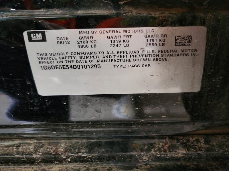 Продажа на аукционе авто 2013 Cadillac Cts, vin: 1G6DE5E54D0101295, номер лота: 69741406
