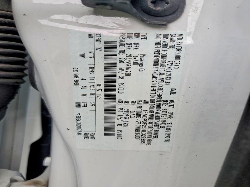 Aukcja sprzedaży 2017 Ford Focus, vin: 1FADP3F23HL327595, numer aukcji: 70310556