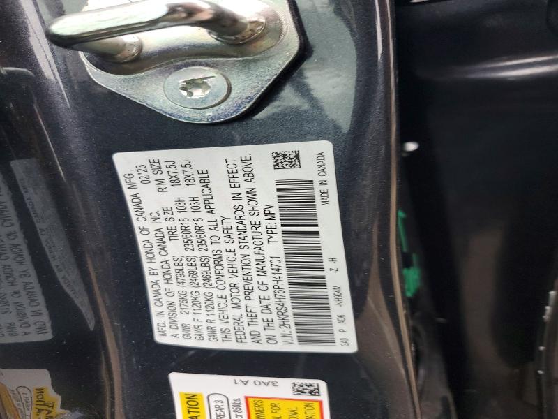 Продаж на аукціоні авто 2023 Honda Cr-v, vin: 2HKRS4H76PH414701, номер лоту: 69974776