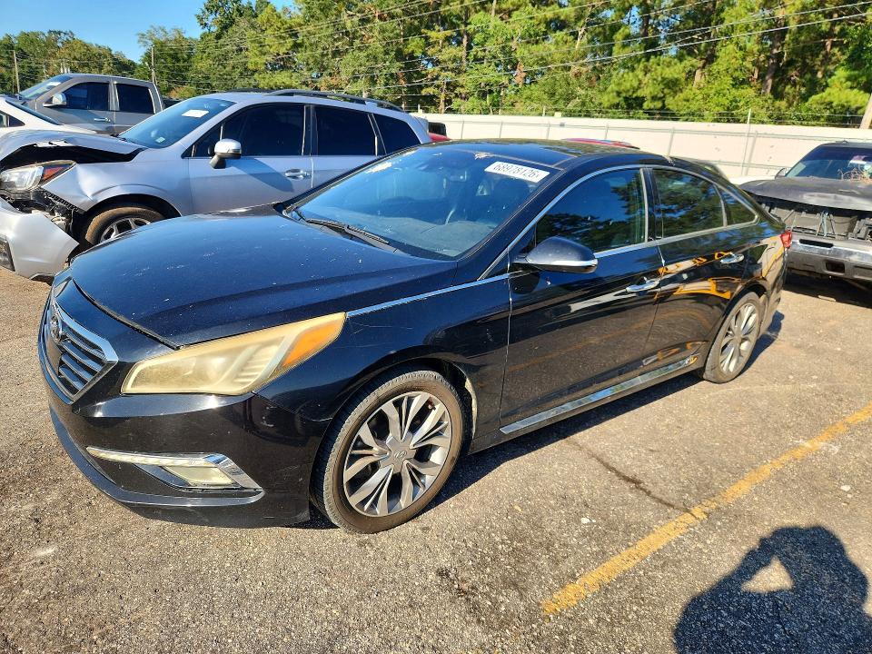 2015 Hyundai Sonata მანქანა იყიდება აუქციონზე, vin: 5NPE34AB5FH250334, აუქციონის ნომერი: 68978126
