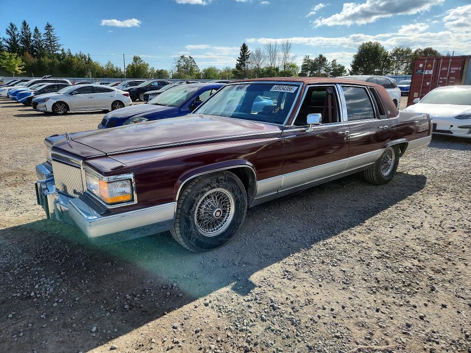 68934356 :رقم المزاد ، 1G6DW5178MR717839 vin ، 1991 Cadillac Brougham مزاد بيع