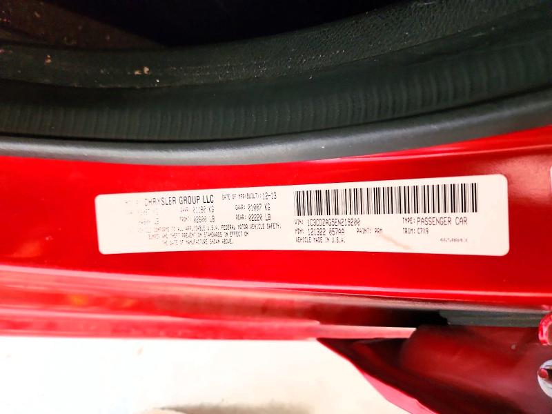 69286696 :رقم المزاد ، 1C3CDZAG5EN219200 vin ، 2014 Dodge Avenger مزاد بيع