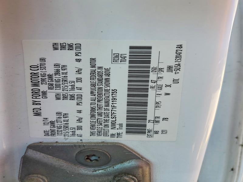Aukcja sprzedaży 2015 Ford Transit Connect, vin: NM0LS7F71F1191755, numer aukcji: 69233846