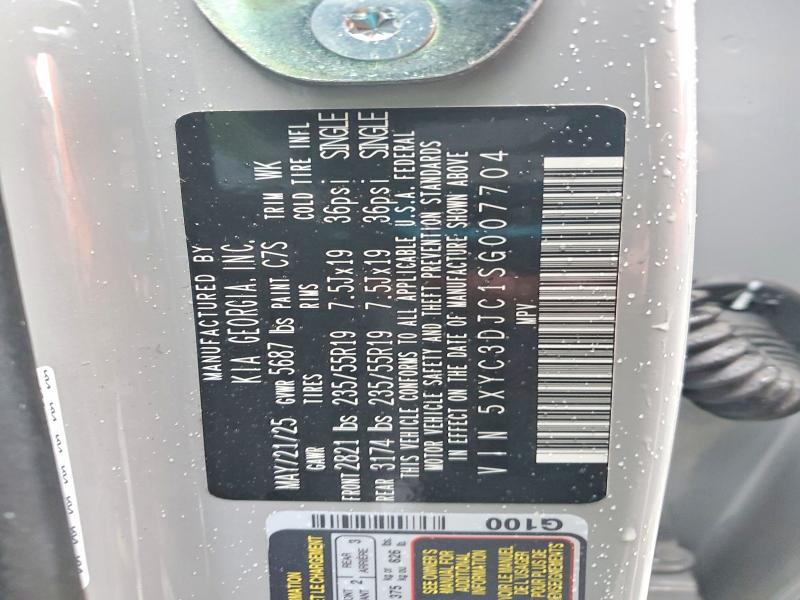 69613136 :رقم المزاد ، 5XYC3DJC1SG007704 vin ، 2025 Kia Ev6 مزاد بيع
