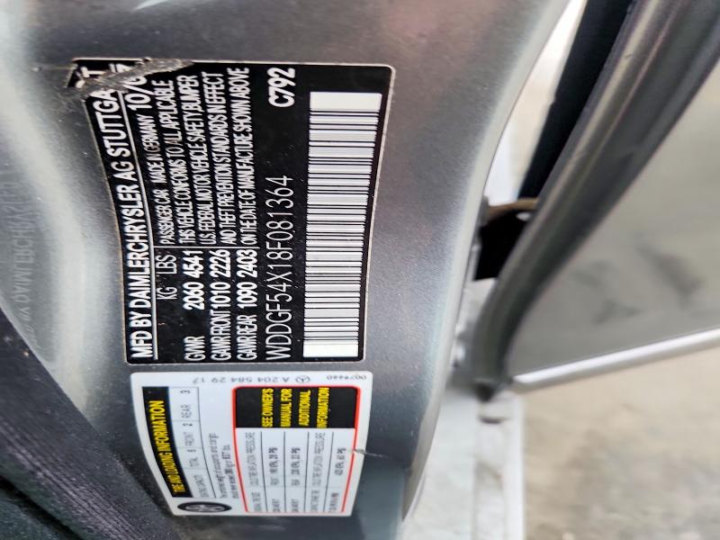 Aukcja sprzedaży 2008 Mercedes-benz C, vin: WDDGF54X18F081364, numer aukcji: 68634226